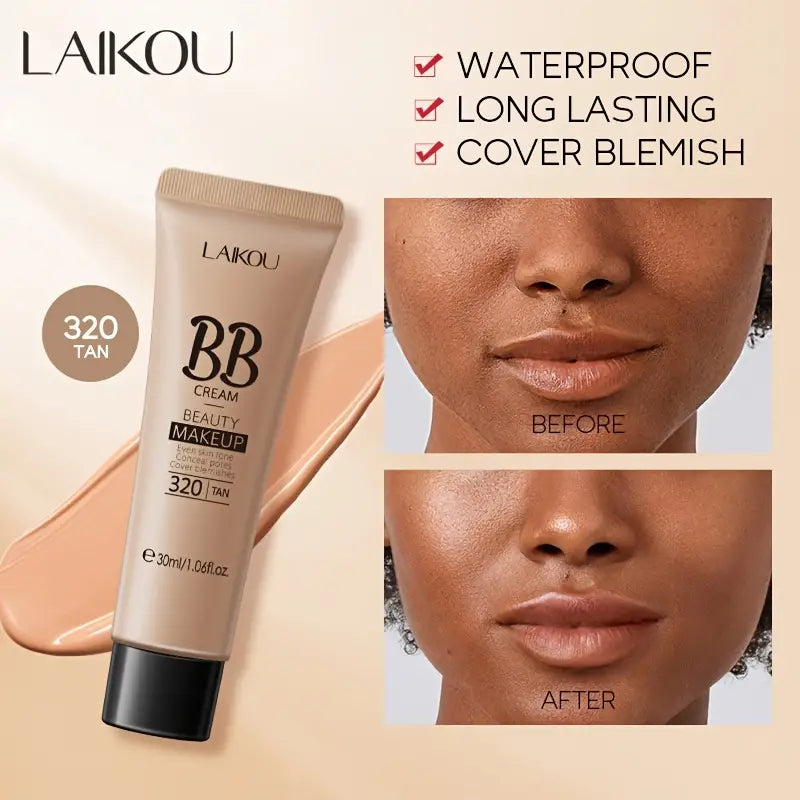LAIKOU Su Geçirmez BB Krem - Tam Kapatıcı Fondöten 30ml