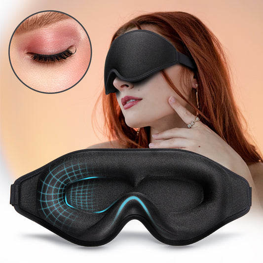 3D Hafızalı Sünger Uyku Maskesi - Konforlu Tasarım